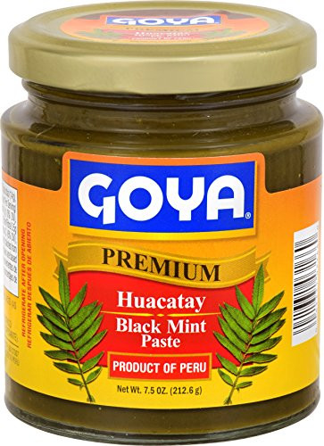 Goya Foods Huacatay Black Mint Paste  7-5 Ounce -Pack of 12-