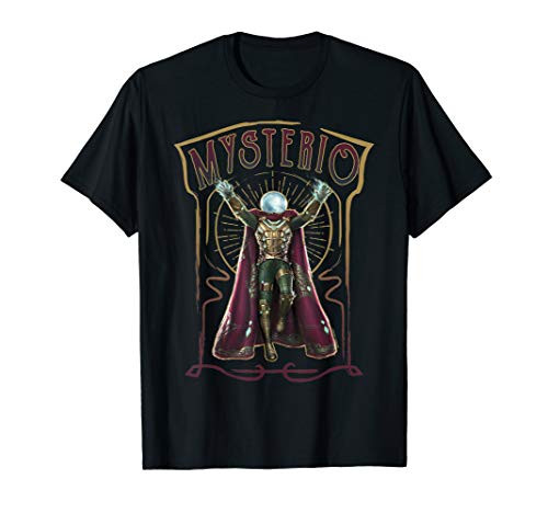 Marvel Spider-Man Far From Home Mysterio Retro Style Poster T-Shirt