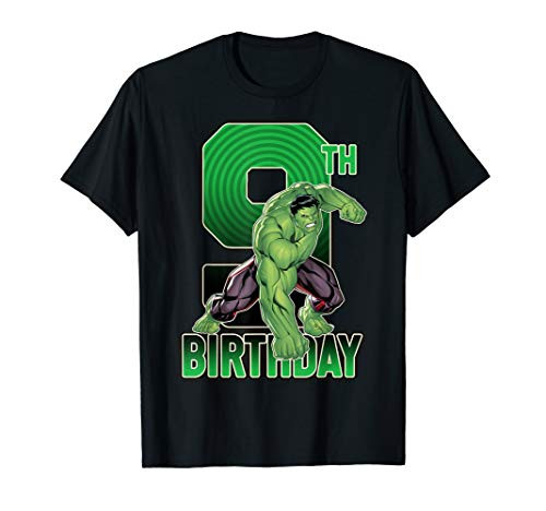 Marvel Hulk Smash 9th Birthday Graphic T-Shirt