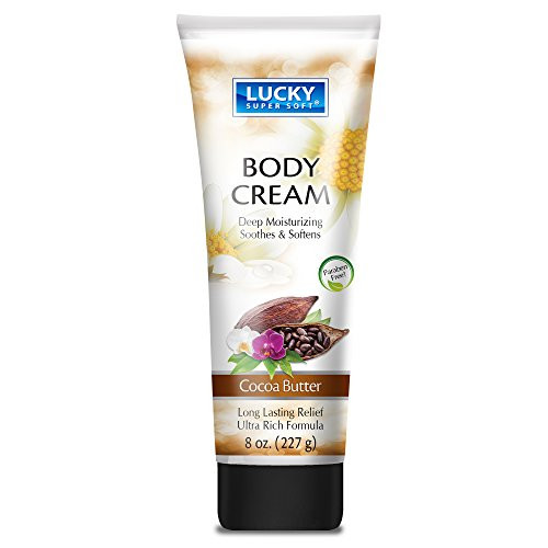 Lucky Super Soft Body Cream  Cocoa Butter  8 Ounce