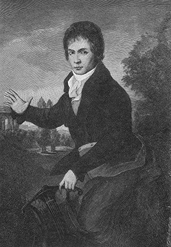 Posterazzi SCIJC4027 Ludwig Van Beethoven German Composer Poster Print by Science Source  18 x 24  Varies