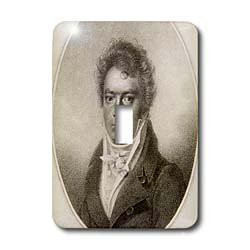 3dRose LLC lsp-83169-1 Ludwig Van Beethoven German Composer- Engraving Hi13 Pri0370 Prisma Single Toggle Switch