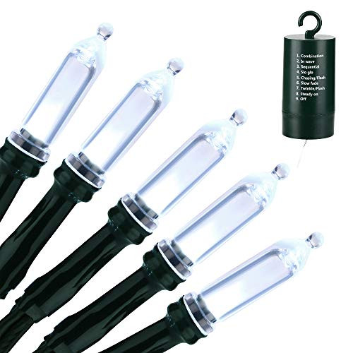 Lyhope Battery Christmas Lights  33ft 100 LED Christmas Lights Waterproof 8 Modes Battery Operated String Lights for Outdoor and Indoor  Xmas Tree  Wrea