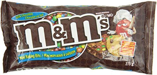 MandMs Mini Size Milk Chocolate Baking Bits 275g-9-7oz--Imported from Canada-