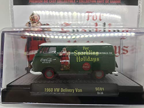 M2 Machines by M2 Collectible Coca-Cola 1960 VW Delivery Van 164 Scale SC01 18-34 Green-White Top Details Like NO Other 1 of 4800