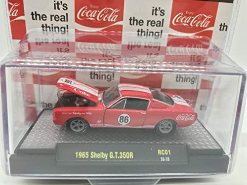 M2 Machines by M2 Collectible Coca-Cola 1965 Shelby G-T-350R 164 Scale RC01 18-18 Red-White Details Like NO Other 1 of 4800