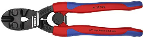 KNIPEX 7122200 Comfort Grip Angled High Leverage Cobolt Cut