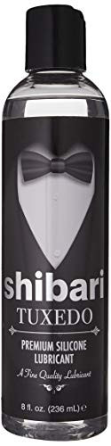 Shibari Triton Tuxedo Silicone Lubricant  8 fl- oz  Black
