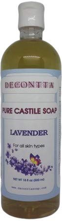 Decontta Pure Castile Soap  Liquid Soap  Lavender  18 oz