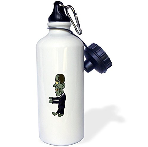 3dRose Funny Bride and Groom Goat Wedding Cartoon Sports Water Bottle  21 oz  Multicolored