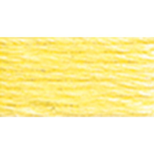 DMC 117-445 Six Stranded Cotton Embroidery Floss  Light Lemon  8-7-Yard