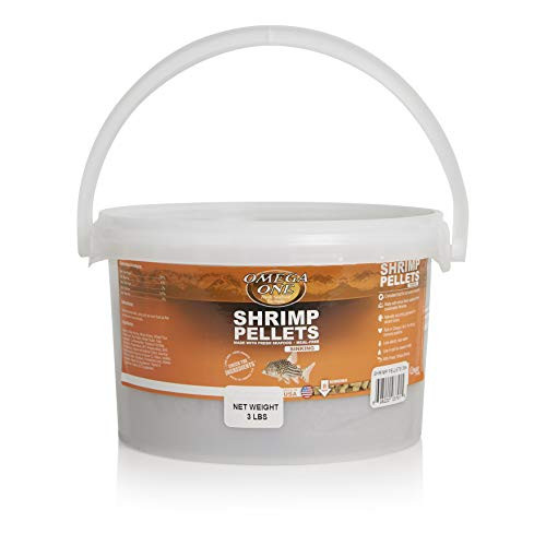 Omega One Sinking Shrimp Pellets  8mm Pellets  3 lb Bucket