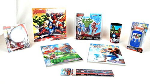 Iron Man Hulk Marvel Avengers 8 pc Super Heroes Action Figure Activity Gift Set Bundle Marvel Avengers