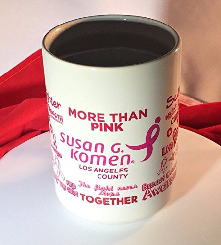Susan G Komen Breast Cancer Awareness Magic Coffee Mug - Los Angeles