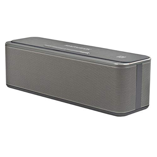Magnavox MMA3629 Portable Stereo Speaker in Silver - Digital Signal Processing - 360 Degree Sound Effects - Bluetooth Wireless Technology - Near Field