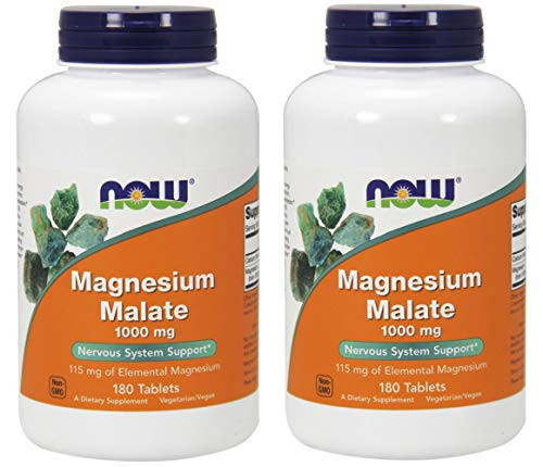 Magnesium Malate 1000Mg 180 tabs -Pack of 2-