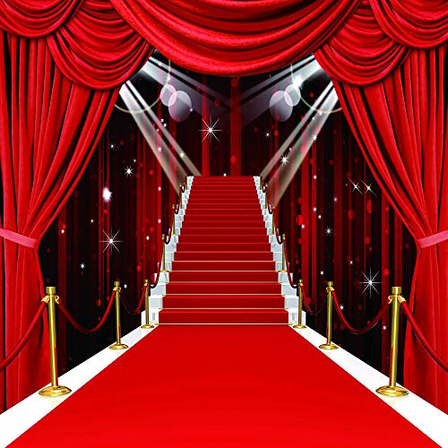 CYLYH 10x10ft Red Carpet Vinyl Photography Backdrop Customized Photo Background Studio Prop D105 CYLYH 10x10ft Red Carpet Vinyl Photography Backdrop Customized Photo Background Studio Prop D105
