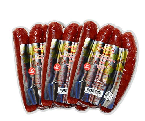 Pork Chinese Style Sausage -Lap Xuong Mai Quoi Pork 3 Packs- -No MSG- - Made In USA