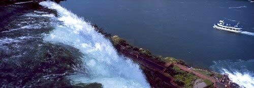 Maid of the Mist boat ride to falls Niagara Falls Ontario Canada Poster Print -9 x 27-