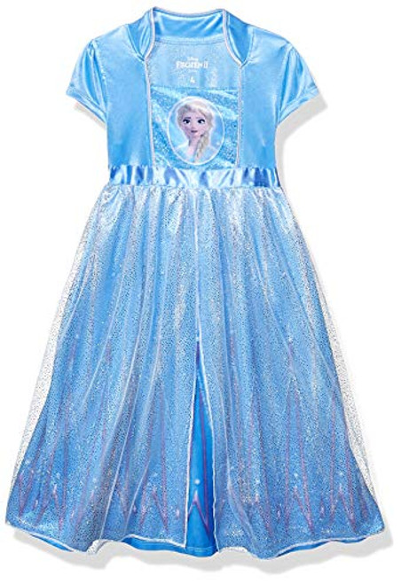 Disney Girls Big Fantasy Nightgown Elsa - Frozen 2 8 Disney Girls Big Fantasy Nightgown Elsa - Frozen 2 8