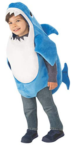 Rubies unisex child Daddy Shark With Sound Chip Costumes  As Shown  Toddler US