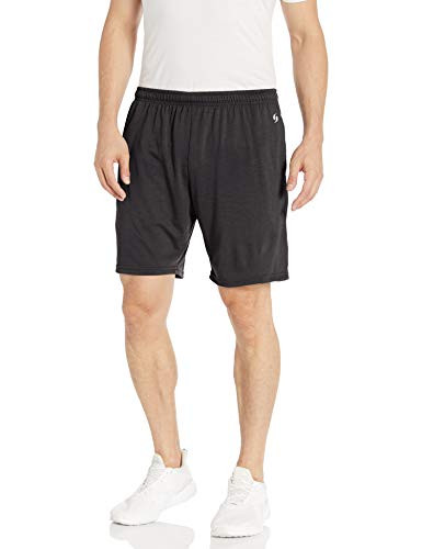 Soffe Mens Performance Dri Release Short  Black  Medium