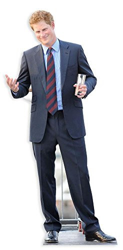 Prince Harry Lifesize Standup Cardboard Cutouts 73 x 32in