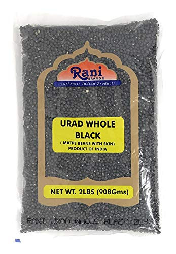 Rani Urid - Urad Whole -Whole Matpe Beans- Lentils 2lb -32oz- ~ All Natural - Indian Origin - Gluten Free Ingredients - NON-GMO - Vegan