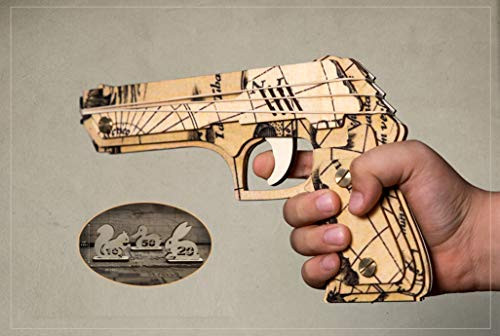 Rubber Bands Gun  Map print  Animals targets  Christmas Gift for man