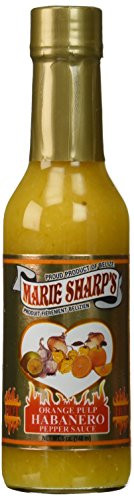 Marie Sharps Orange Pulp Habanero Hot Sauce -5oz-