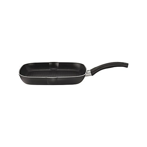 BALLARINI 75001-633 Pisa Forged Aluminum Nonstick Grill Pan, 11", Black