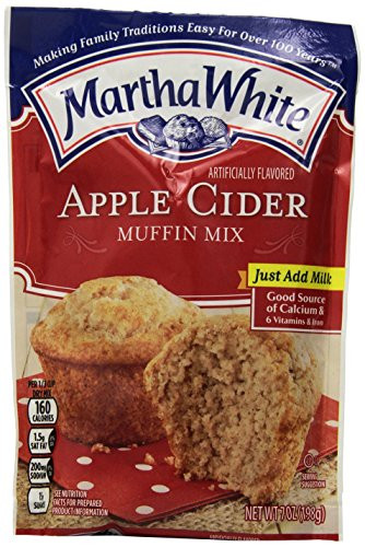 Martha White Apple Cider Muffin Mix  7 Ounce -Pack of 12-