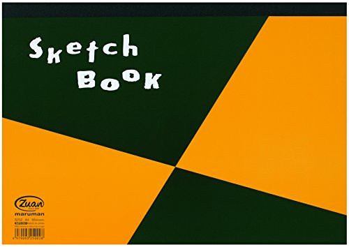 Maruman ZUAN Sketchpad 11-69 x 8-27 Inches -A4-  Unruled  50 pages -S252-