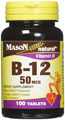 Mason Vitamins Mason B 12 50mcg Tablets