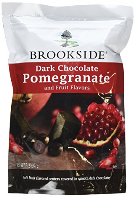 Brookside Dark Chocolate Pomegranate and Fruit Flavors Candy 32-Ounce Bag -Pack of 2- Brookside Dark Chocolate Pomegranate and Fruit Flavors Candy 32-Ounce Bag -Pack of 2-