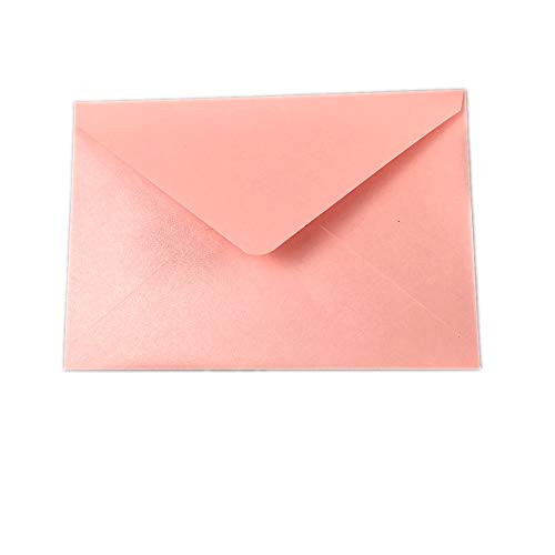 25 PCS Pearl Pink Envelopes A7 5-35 x 7-7 inches  Perfect for 5x7 Wedding Invitation Cards Birthday Greeting RSVP Invite