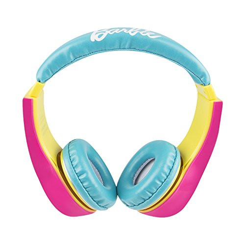 Barbie 30359 Kid Safe Over the Ear Headphone w/ Volume Limiter, Styles May Vary by Sakar