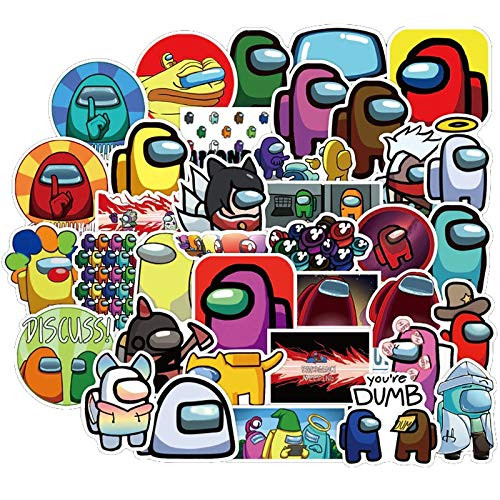 50PCS Game Among Us Stickers-Among Us Fandom Crewmate Hot Game Stickers for for Laptop Phone Water Bottles Computer Luggage Decals Cars Teens W 50PCS Game Among Us Stickers-Among Us Fandom Crewmate Hot Game Stickers for for Laptop Phone Water Bottles Computer Luggage Decals Cars Teens W