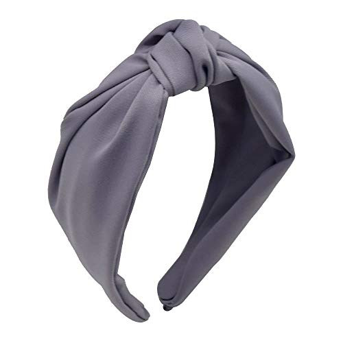 MHDGG 1Pcs Knotted Headbands for Women Turban Headbands for Women Wide Headbands for Women Knot Headband Solid Colors Hair Knotted Hair Band for Women