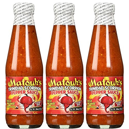 Matouks Trinidad Scorpion Pepper Sauce -Pack of 3-