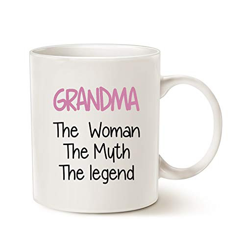 MAUAG Mothers Day Grandma Coffee Mug Christmas Gifts Grandma The Woman The Muth The Legend Best Birthday Presents for Your Grandma Grandmother Cup W MAUAG Mothers Day Grandma Coffee Mug Christmas Gifts Grandma The Woman The Muth The Legend Best Birthday Presents for Your Grandma Grandmother Cup W