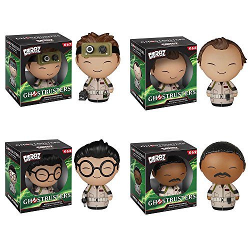 Ghostbusters Winston Ray Stantz, Peter Venkman, Egon Spengler, Zeddemore Dorbz Vinyl Figures Set of 4