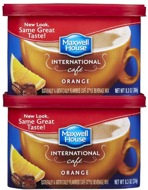 Maxwell House International Orange Cafe - 9-3 oz - 2 pk