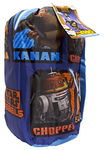 Disney Star Wars Rebels Slumber Bag  Bonus Backpack with Straps  Chopper  Kanan  Ezra