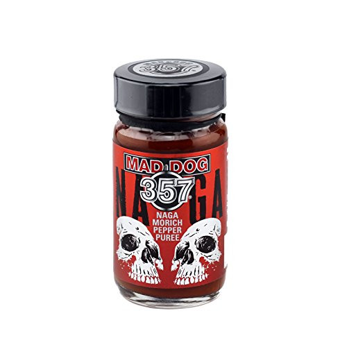 Mad Dog 357 Naga Morich Ghost Pepper Puree Mash 2oz