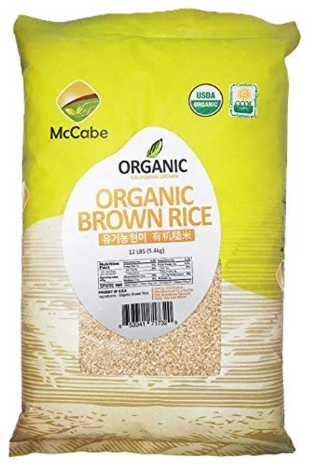 McCabe Organic Brown Rice 12-Pound McCabe Organic Brown Rice 12-Pound