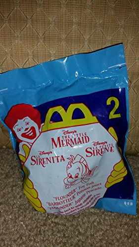 McDonalds Happy Meal Toys Disney The Little Mermaid~Flounder 2