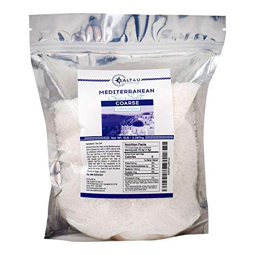 Mediterranean Sea Salt  Coarse Grain 5 lb-
