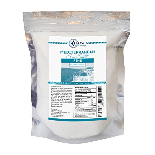 Mediterranean Sea Salt  Fine Grain 2 lb-