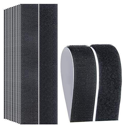 Hook Loop Strips with Adhesive - Melsan Industrial Strength Sticky Back Fasteners Hook and Loop Tape for Mounting Hanging or Organizing Items Indoor Hook Loop Strips with Adhesive - Melsan Industrial Strength Sticky Back Fasteners Hook and Loop Tape for Mounting Hanging or Organizing Items Indoor